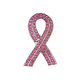 Foreign trade hot-selling ribbon brooch jewelry fashion diamond red ribbon brooch brooch activities commemorative clothing wholesale