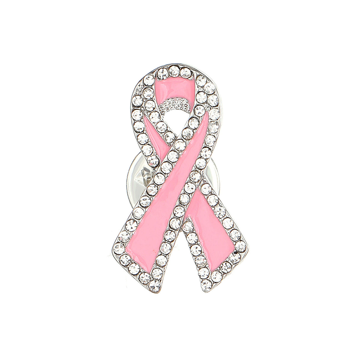 Foreign trade hot-selling ribbon brooch jewelry fashion diamond red ribbon brooch brooch activities commemorative clothing wholesale