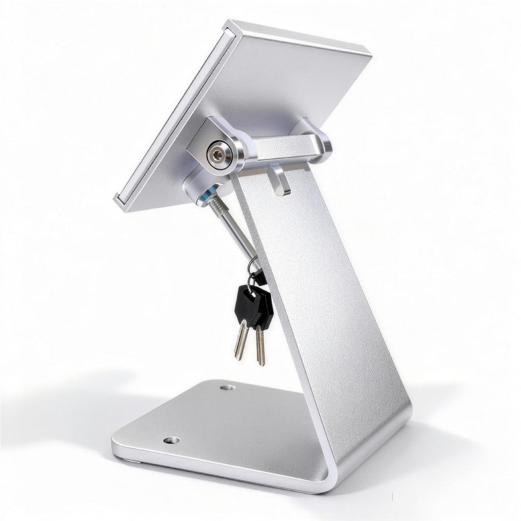 Pad Aluminum Alloy Anti-Theft Lockable Stand Desktop Display Fixed Commercial Cash Register Pos Display Tablet Stand