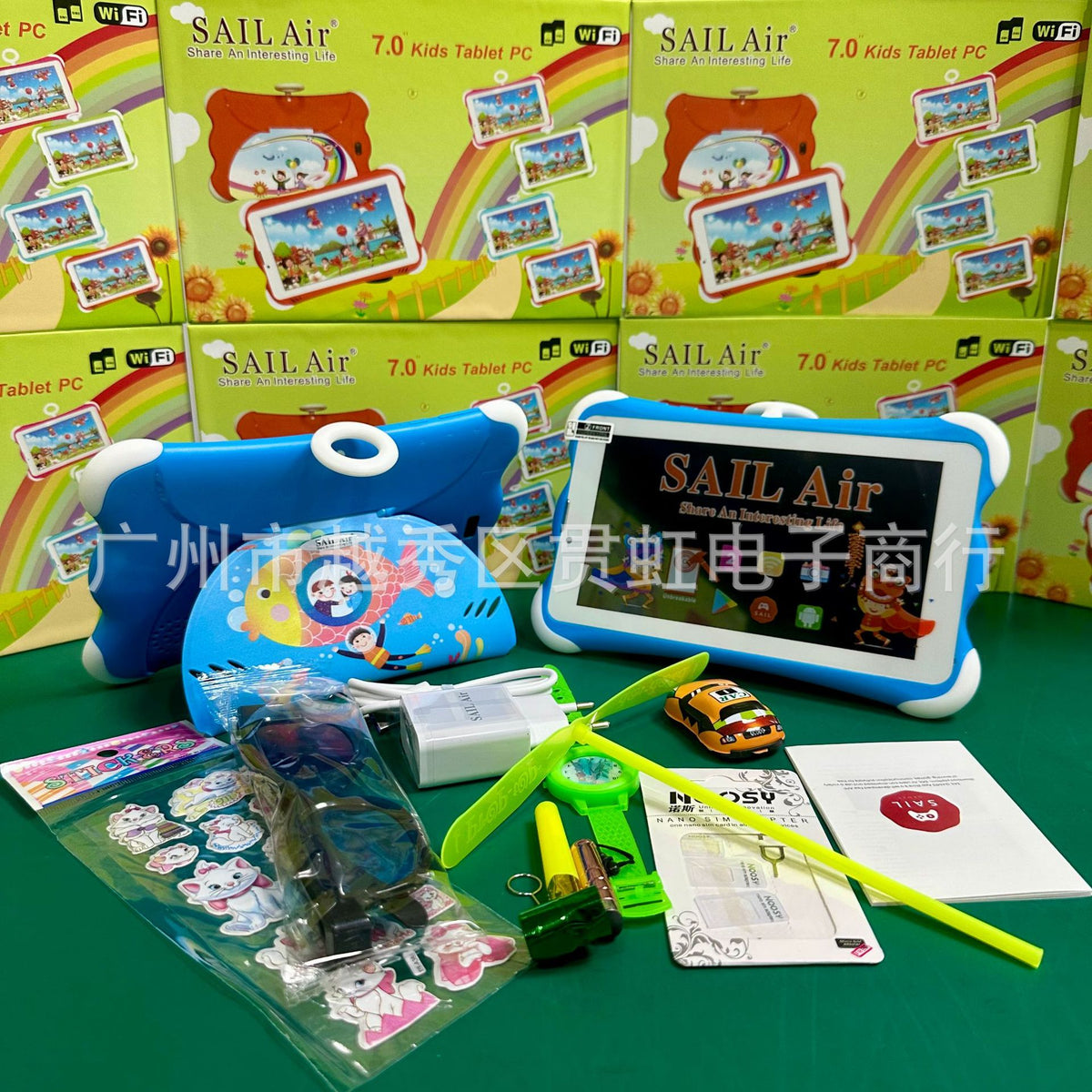 Export 7inch Kids Tablet Pc Android 2SIM Android call Tablet Pc tab