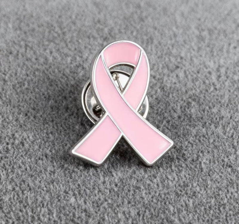 Foreign trade hot-selling ribbon brooch jewelry fashion diamond red ribbon brooch brooch activities commemorative clothing wholesale