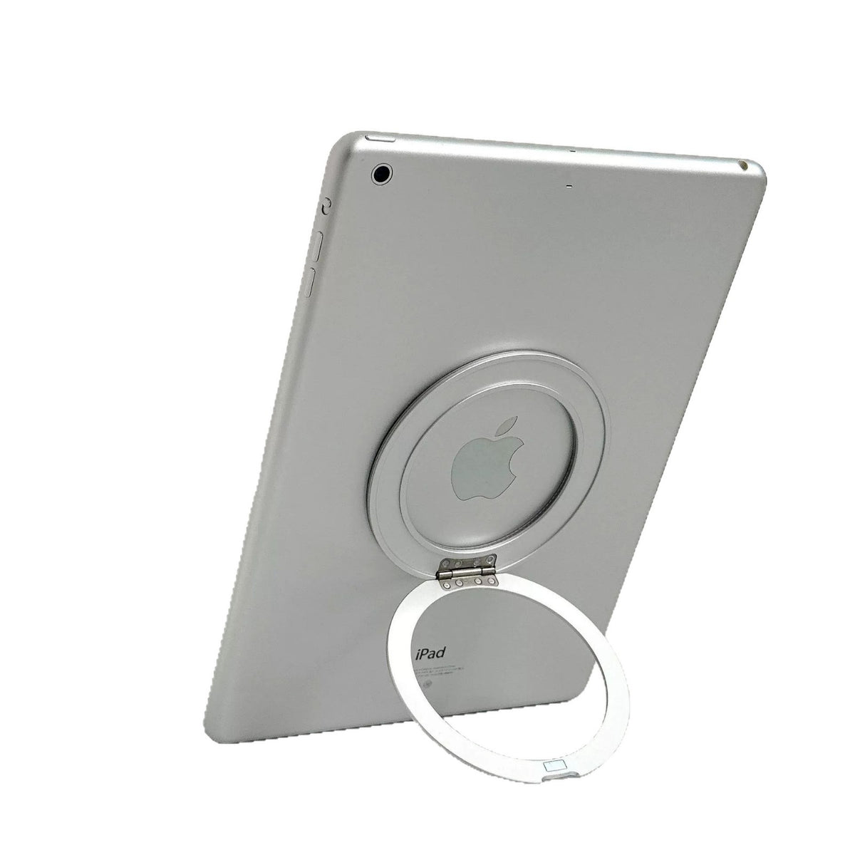 Tablet Stand with 360-Degree Rotation, Adhesive-Backed, All-Metal Desktop Lazy Stand, iPad Tablet Ring Holder